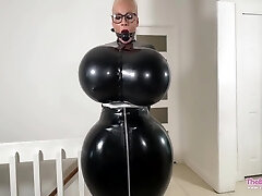 Body Inflation Dreams In Latex (ass And Breast Expansion)