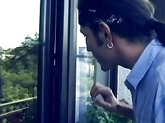 Mature German whore fucked by 2 dick