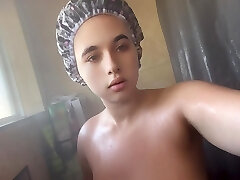 Gigantic Bbw Taking A Shower