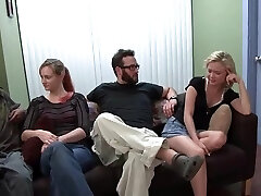 Group romp with a pair of hot lassies