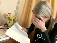 Hot Diminutive Schoolgirl Anal Creampied by the Big Dick Boy