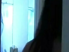 Teen maid jacks off her chief