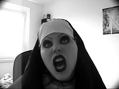 Sexy ominous nun lipsync