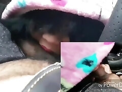 Asian wifey dreamed a quicky in car but get more than she bargain for