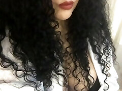 Casual Goddess smoking two cigarettes swallowing afternoon tea  Smoking fetish