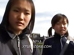 Asian's are having a fun time making these guys take their trousers off
