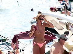 Tipsy and funny chicks go wild outdoor