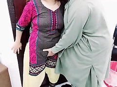 Punjabi Beautifull Maid Desire Fulfilled With Clear Hindi Muddy Voice Talking