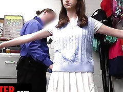 Ultra Cute Shoplifting Misdeed Girl Orgasms Repeatedly While Having Fuckfest With Officer - Shoplyfter