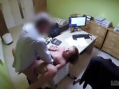 loan4k. rubia llega a la agencia de prestamos y tiene sexo salvaje por dine