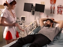 Steamy nurse goes far beyond medical therapy