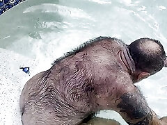 Morning is for a Naked Swim and Tugging