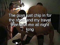 5 cocky swingers gang bang my British MILF wife