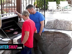 Army Step Stepdaughters Haven't Had Hump In Two Years So They Plan To Entice Each Other's Stepdad