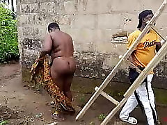 HE CAME FOR Electric WIRING IN MY NEW House, I COULD'_NT Fight Back TO FUCK HIM OUTDOOR