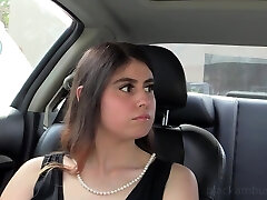 Chubby, amateur girl is about to have sex with a black man, for the first time ever