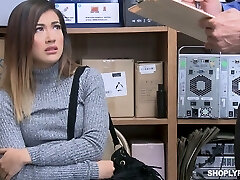 Guilty 19 yo woman Aubree Ice is fucked missionary hard by revved on cop