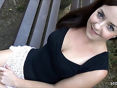 Plumper Teen Emma Secret Talk to Fuck Outdoor Deutsch