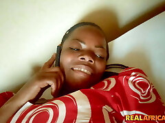 Horny African Tantine Calling Her Nigerian Big Knob Toyboy