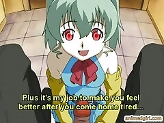 mignon hentai succion raide coq et avaler sperme