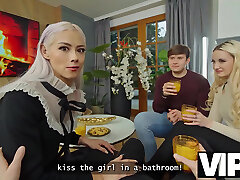 Hotwife bf stays aside and watches his girlfriend fuck in ffm