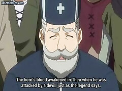 Anime vampire honey with big tits is getting banged hard on the floor Anime vampire honey with big tits is getting banged hard on the floor