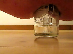 Rectal insertion glass bottle Rectal insertion glass bottle