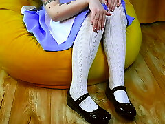 aventures sexy d' alice dans un pays du porno-cosplay pov spooky boogie