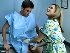 Marvelous Combined Hair Make Up Nurse Allura Skye Gives Sensual Prostate Check-up