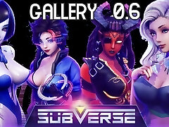 Subverse - Gallery - every sex scenes - hentai game - update v0.6 - hacker midget demon robot medic orgy