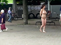 Anja naked in public 2 HD