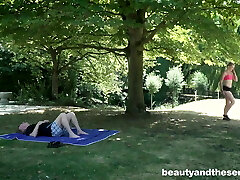 Playful niece gets her little pussy banged by granddad