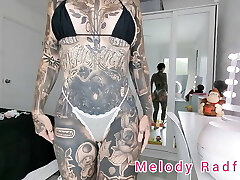 Micro Swimsuit And Lace G String Attempt On Haul Petite Goth Sport GYM MILF Hentai Tatts Melody Radford