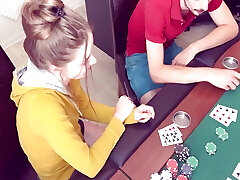 Disrobe Poker ends With Rough Fuck