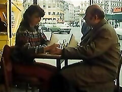 Ugly bald guy in glasses tastes pretty woman’s tastey cunt