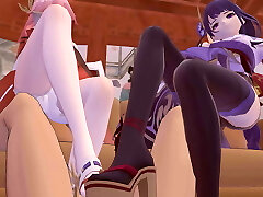 mamans yae miko x raiden shogun genshin mamans yae miko x raiden shogun genshin