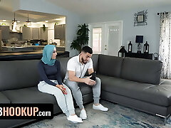 Hijab Intercourse - Beautiful Big Titted Arab Ultra-cutie Smashes Her Soccer Coach To Keep Her Place In The Team
