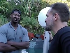 She fucks a huge black guy while her husband watches