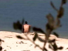 A stranger falls for Jotade's big cock at the nudist beach