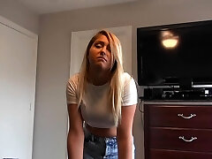 Kimmy Fabel wants to satisfy a neighbor by poking with him in Pov Kimmy Fabel wants to satisfy a neighbor by poking with him in Pov