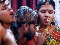 Tamil wife highly 1st Suhagraat with her Big Cock husband and Jizm Swallowing after Rough Sex ( Hindi Audio )