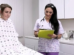 Nefarious Nurse Giving The Busty Patient A Special Treatment While The Perv Doctor Prepares A Stiffy Cure