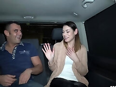 Kinky fucking in the back of the van with natural tits Jenica Bell