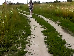Golden Rain. Pissing Outdoors Pees Excited Milf Innate Tits