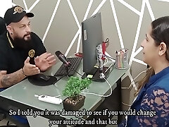 My Boss After Catching Me Tugging Asks Me To Give Him An Blowjob -porn In Spanish