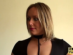 Facefucked brit sub doggystyled harshly