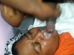 Granny bbw maid  jizm in mout amateur