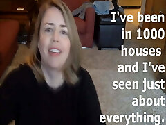 A handyman treats the housewife.
