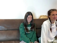 подцепили с другом двух красоток и жестко их выебали . 2 версия