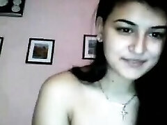 This girl is so gorgeous with her dress on and sans it.